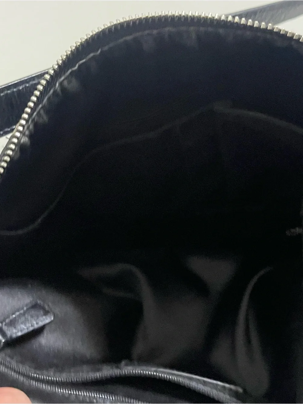 Vintage Y2K Coach Black and Cream Signature Shoulder Bag